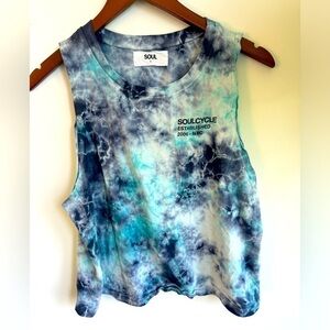 SoulCycle Size L Crop Muscle Tank